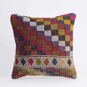 Rainbow Checkers A1 Pillow