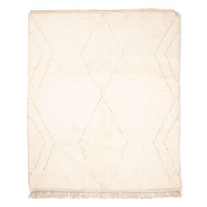 Handmade berber rug, moroccan beni ourain rug - BENICARPETS