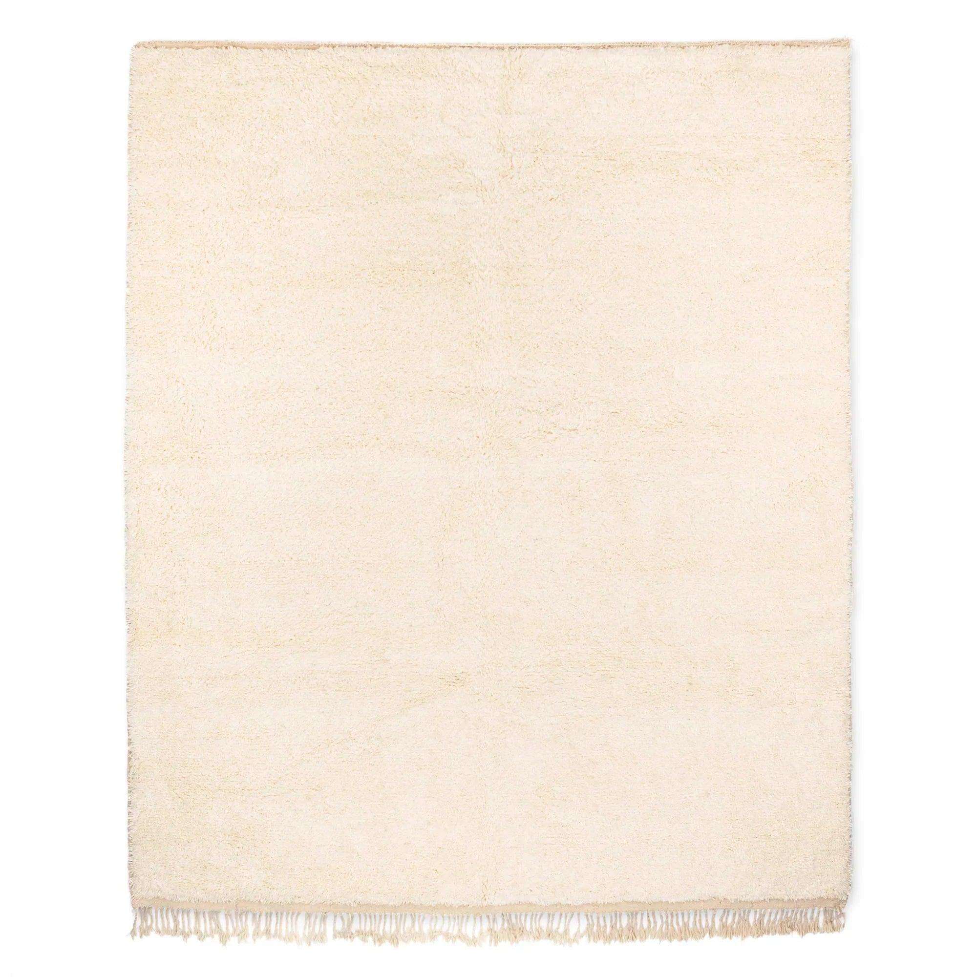 simple Moroccan Beni Ourain rug, Handmade Berber Rug - BENICARPETS