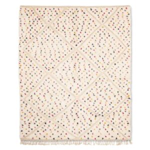 Moroccan amazing handmade rug, beni ourain rug - BENICARPETS