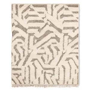 moroccan Beni ourain rug, handmade moroccan Rug