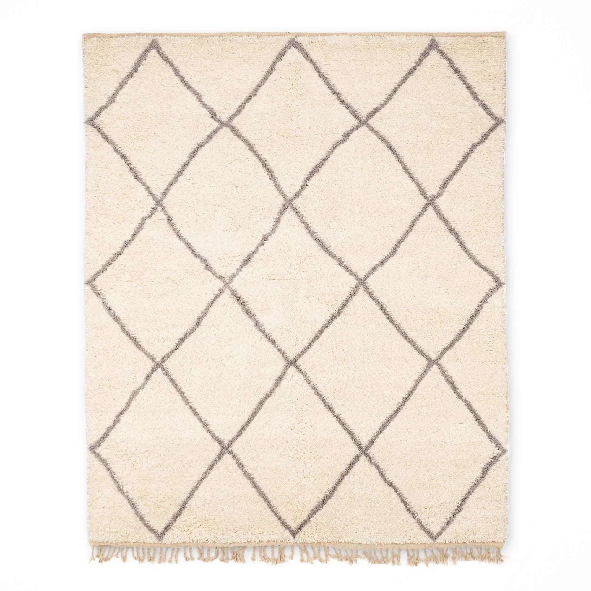 Luxurious Moroccan Beni Ourain Handmade Berber Rug - BENICARPETS