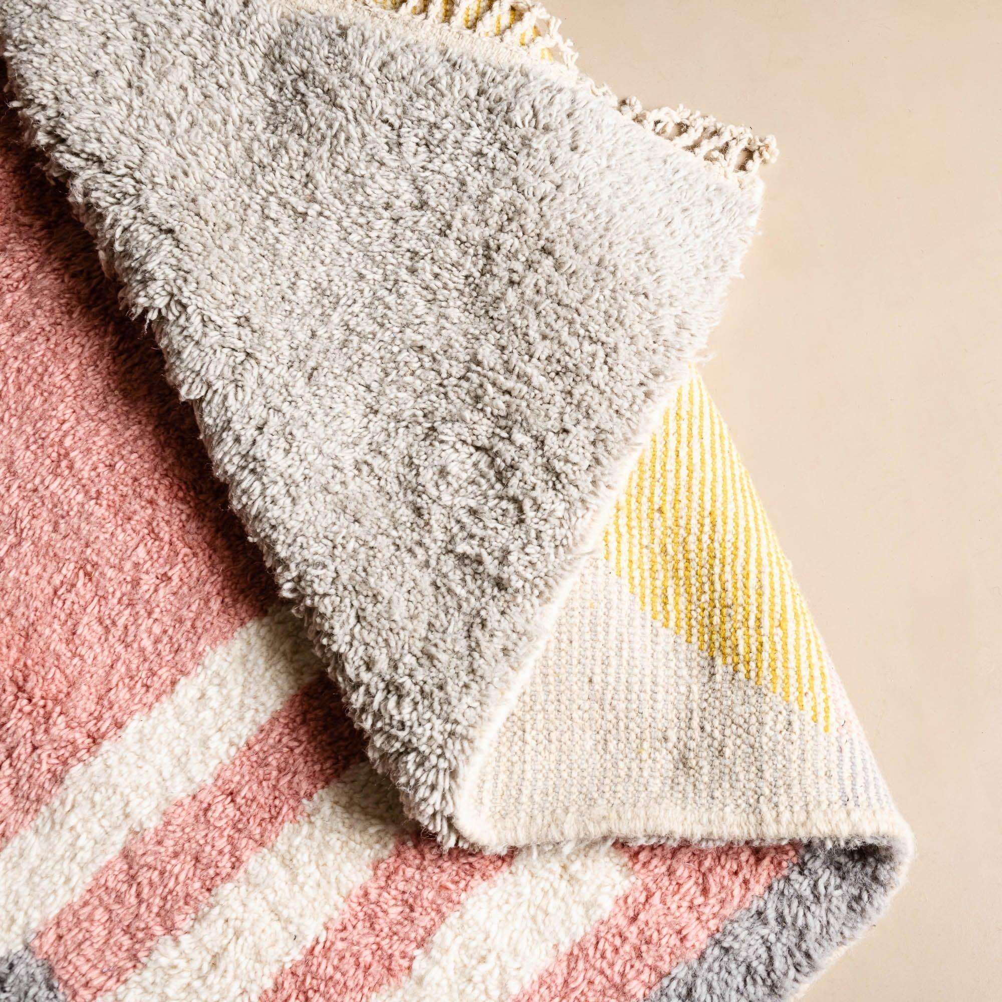 BNS78TD-3 Moroccan handmade Boujad rug,Colorful berber rug - BENICARPETS