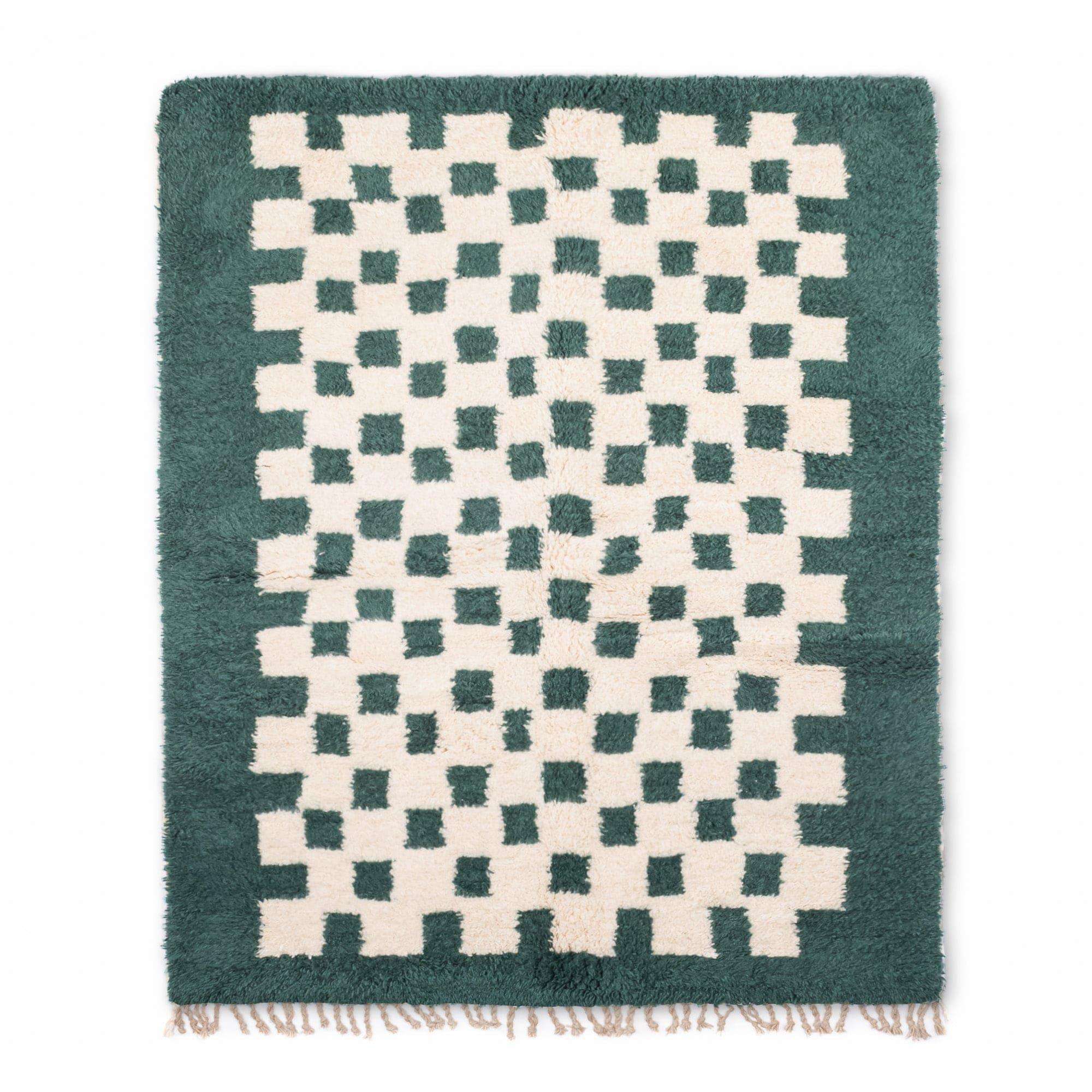 Elevate your space with our authentic Beni Ourain rug. Handwoven with care, our green Berber design adds warmth and style to any room. Experience comfort and durability.