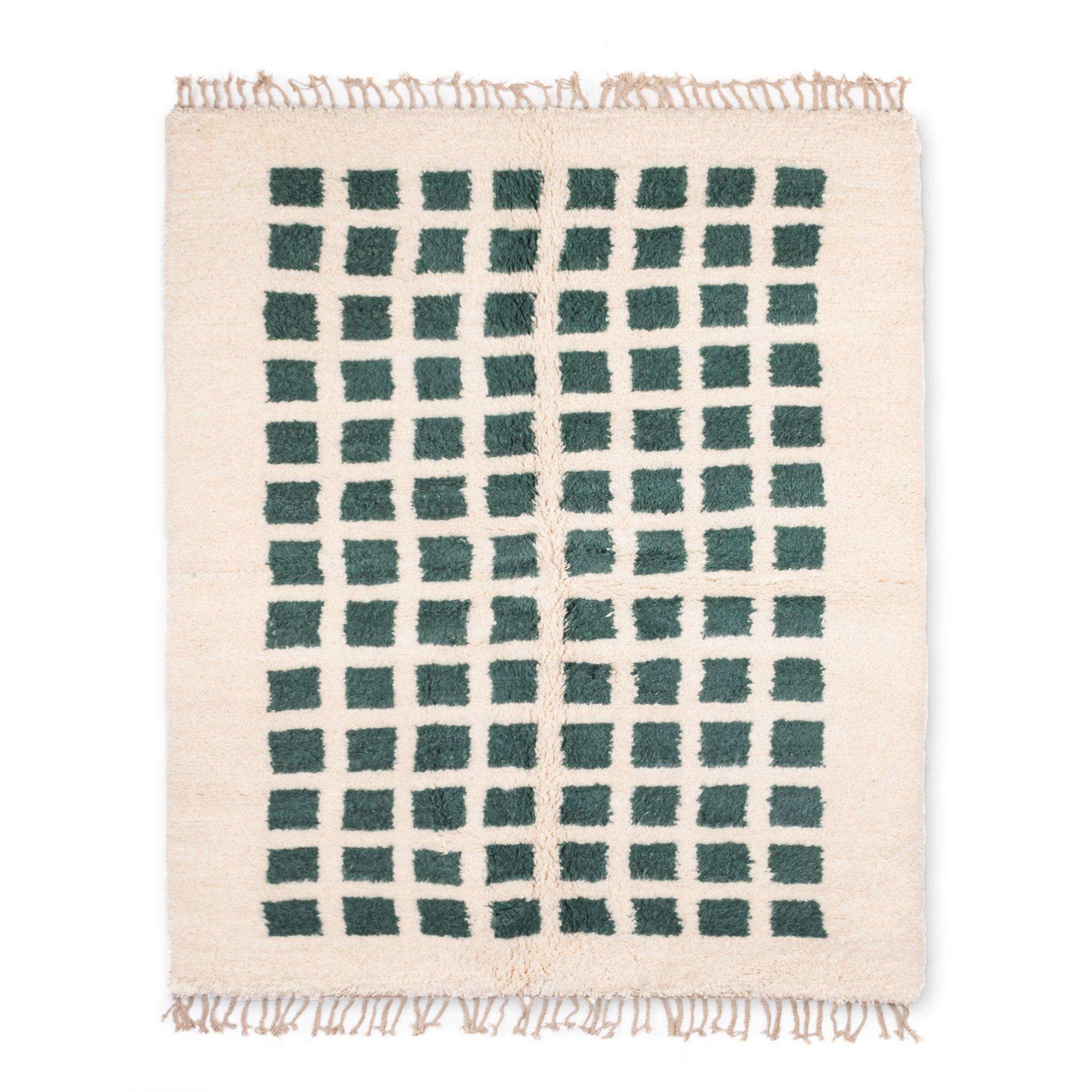 Handmade berber rug, moroccan rug, green handmade rug, amazing berber rug
