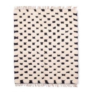 Moroccan beni ourain rug, Authentic berber handmade Rug - BENICARPETS