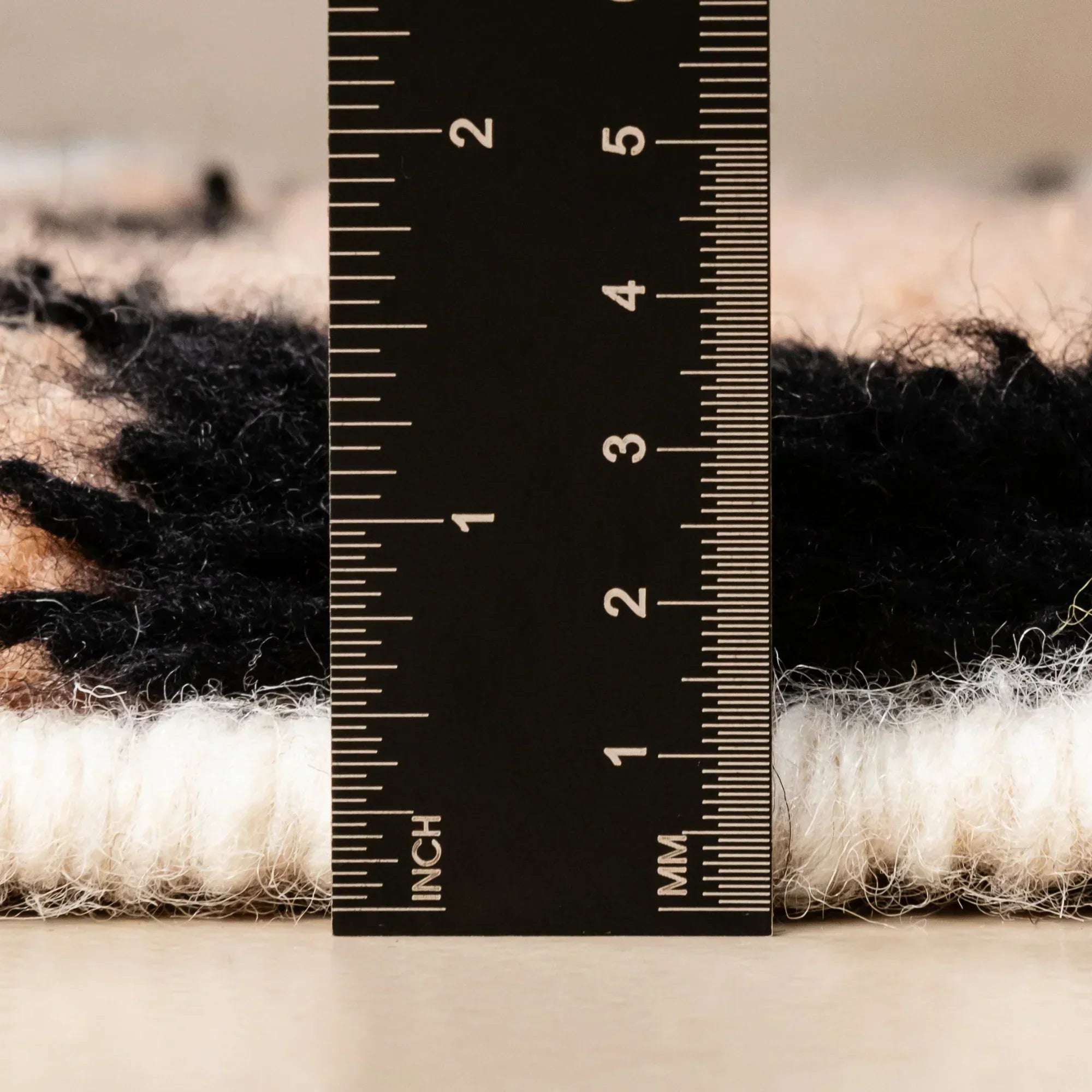 PHOTOS-013 Handmade CHECKERED berber rug, Moroccan boujad rug - BENICARPETS